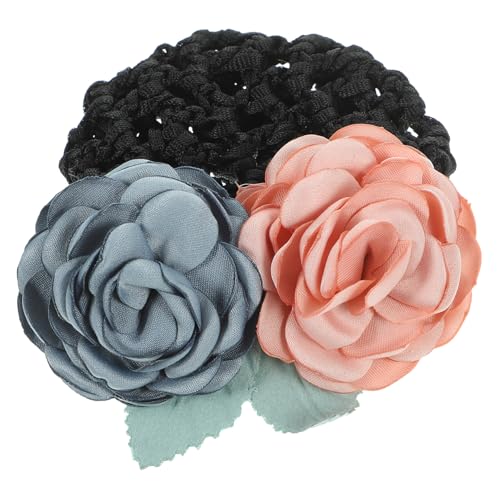 Gatuida Blumiges Haarnetz für Damen Eleganter Haarknotenhalter mit Blütendesign Praktisches Haarschmuck Accessoire für Alltag und Festliche Anlässe Geeignet für Frauen und Mädchen von Gatuida