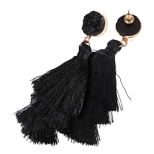 Gatuida Baumelnde Quasten Ohrringe Für Damen Stil Ohrhänger Modeschmuck Mit Langem Quastendesign Für Alltag Und Feiern von Gatuida
