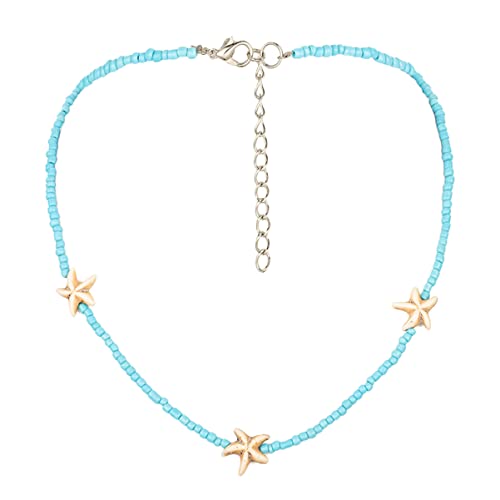 Gatuida Boho Halskette Für Frauen Schlüsselbeinkette Im Strand-stil Fein Verarbeitet Mit Reisperlendekor Perfekter Frauenschmuck Für Hawaii-mottopartys Und Alltag von Gatuida