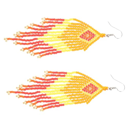 Gatuida Boho Quasten Ohrringe Damen Hängend Leicht Tragbar Langlebig Ethno Ohrschmuck Handgefertigt Komfortabel Alltagsschmuck Gatuida Boho Quasten Ohrringe Damen Hängend Leicht Tragbar Langlebig Ethno Ohrschmuck Handgefertigt Komfortabel Alltagsschmuck von Gatuida