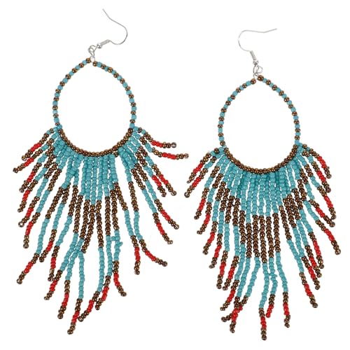 Gatuida Boho Quasten Ohrringe Damen Vintage Ethno Ohrhänger für Frauen Langes Design Legierung Bunten Farben Partys Besondere Anlässe Gatuida Boho Quasten Ohrringe Damen Vintage Ethno Ohrhänger für Frauen Langes Design Legierung Bunten Farben Partys Besondere Anlässe von Gatuida
