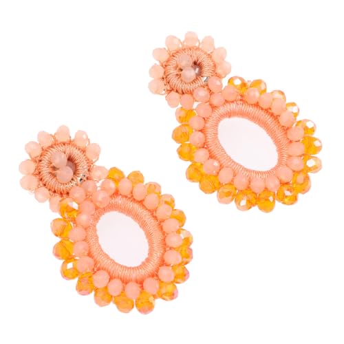 Gatuida Boho Statement Ohrringe Damen Gewebte Perlen Tropfen Ohrringe Sommer Schmuck Elegant Geometrisch Design Alltag Party Strand Reise von Gatuida