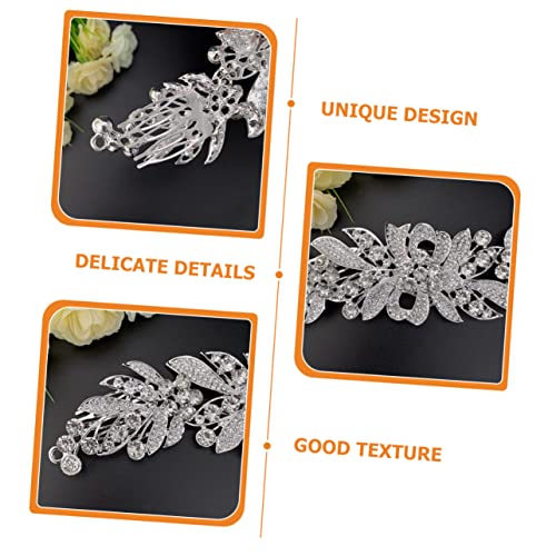Gatuida Braut Haarkamm mit Funkelnden Strasssteinen Luxuriöser Kopfschmuck für Hochzeit Zierlicher Braut Haarschmuck Angenehme Eleganter Schmuck für Brautfrisuren Gatuida Braut Haarkamm mit Funkelnden Strasssteinen Luxuriöser Kopfschmuck für Hochzeit Zierlicher Braut Haarschmuck Angenehme Eleganter Schmuck für Brautfrisuren von Gatuida