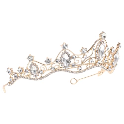 Gatuida Braut Tiara Barock Hochzeit Krone Haarreif Deko Kopfschmuck für Hochzeiten Geburtstagsfeiern und Eleganter Haarschmuck für Funkelnden Wasserdiamanten und Goldener Basis Gatuida Braut Tiara Barock Hochzeit Krone Haarreif Deko Kopfschmuck für Hochzeiten Geburtstagsfeiern und Eleganter Haarschmuck für Funkelnden Wasserdiamanten und Goldener Basis von Gatuida