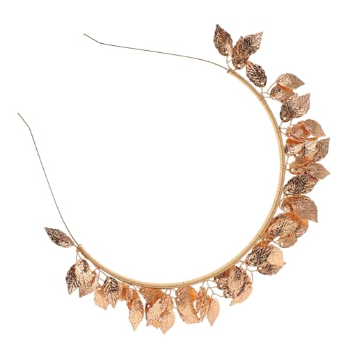 Gatuida Brautkrone Gold Barock Hochzeit Haarschmuck Handgefertigtes Lorbeerkranz Design Leichtes Komfortables Tiara Accessoire für Braut und Festveranstaltungen Gatuida Brautkrone Gold Barock Hochzeit Haarschmuck Handgefertigtes Lorbeerkranz Design Leichtes Komfortables Tiara Accessoire für Braut und Festveranstaltungen von Gatuida