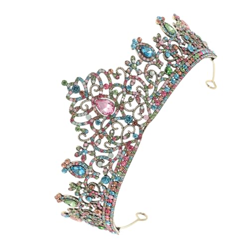 Gatuida Brautkrone mit Funkelnden Kristallen Luxuriöses Barock Design Stilvolles Haarschmuck Stirnband für Hochzeit Geburtstag und Abschlussball Festlicher Kopfschmuck für Damen von Gatuida