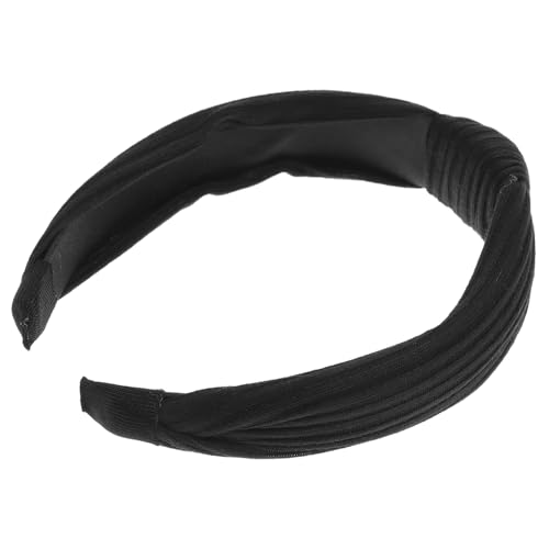 Gatuida Breites Spitzen Haarband Damen Haarreif Haarschmuck Elegant Langlebig Einzigartiges Design Geeignet für Frauen und Mädchen Vielseitig Kombinierbar Schwarz von Gatuida