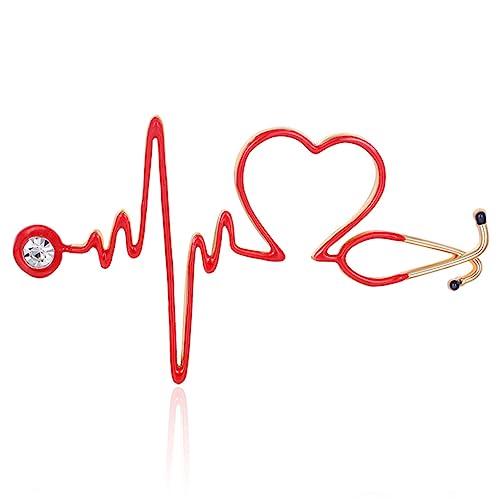 Gatuida Brosche Anstecknadel für Kleidung Design Hochwertigem Legierungsmaterial Vielseitig Einsetzbar für Pullover Kleider und Schals Perfektes für Medizinisches Personal von Gatuida