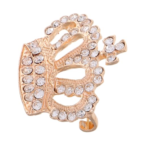 Gatuida Kronenbrosche Mit Strass Für Frauen Mädchen Kleidungsaccessoires Anstecknadel Brosche Pin Für Anzug Mantel Hochzeit Dekorative Schmuck von Gatuida