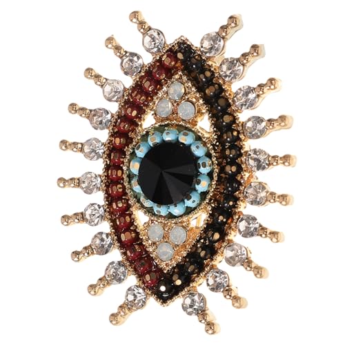 Gatuida Brosche für Damen mit Teuflischem Augendesign Strapazierfähigem Legierungsmaterial Hochwertiges Accessoire für Schals und Jacken als zu Geburtstagen und Valentinstag für von Gatuida