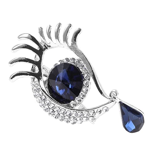 Gatuida Brosche mit Augenmodellierung Modischer Kleidungsaccessoire für Damen für Pullover Jacken und Schals Details Langlebig und im Design von Gatuida