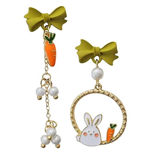 Gatuida Bunny Ohrringe mit Perlen Dangle Drop Ohrstecker Minimalistisches Design Asymmetrische Karotten Form Modeschmuck für Frauen Geeignet für Geburtstag Valentinstag Ostern Hochzeit Gatuida Bunny Ohrringe mit Perlen Dangle Drop Ohrstecker Minimalistisches Design Asymmetrische Karotten Form Modeschmuck für Frauen Geeignet für Geburtstag Valentinstag Ostern Hochzeit von Gatuida