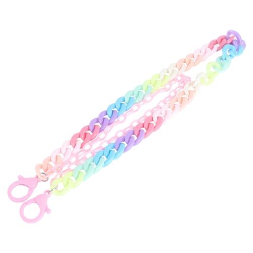 Gatuida Bunte Doppellagige Hosenkette Damen Tanzhose Kettengürtel Stylische Leichte Hose Kettenaccessoires Party Tanz Performance Zubehör von Gatuida