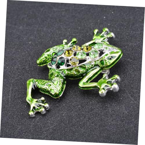 Gatuida Bunte Froschbrosche Damen Anstecknadel aus Leichtem Legierungsmaterial Modisches Schmuckaccessoire für Kleidung Schals und Taschen als Geschenk zu Geburtstag und Weihnachten von Gatuida