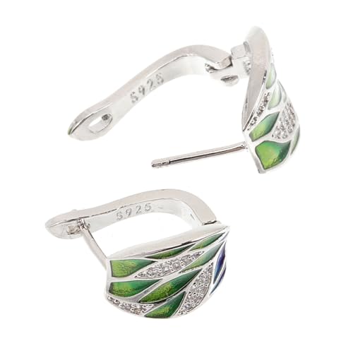 Gatuida Bunte Leichte Emaille Ohrstecker Damen Design Hautfreundlich Langlebig Kompakte Ohrdekoration für Mädchen Perfektes von Gatuida