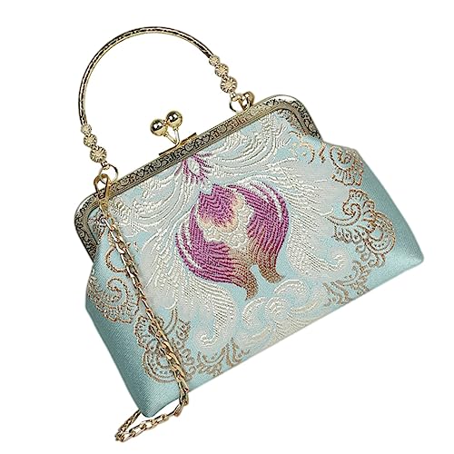 Gatuida Cheongsam Tasche Damen Retro Umhängetasche Hochwertigem für Handy und Essentials Himmelblau Stilvolles Design für Jede Gelegenheit Gatuida Cheongsam Tasche Damen Retro Umhängetasche Hochwertigem für Handy und Essentials Himmelblau Stilvolles Design für Jede Gelegenheit von Gatuida