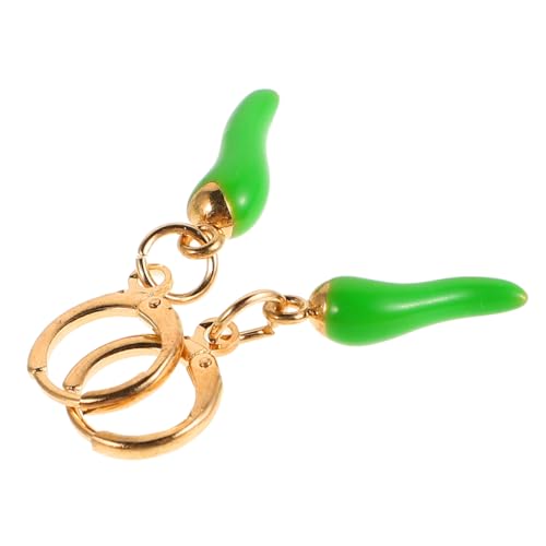 Gatuida Chili Pepper Ohrringe Für Frauen Italienische Horn Hängende Creolen Farbenfrohe Verspielte Statement-ohrringe Mit Beschichtung Stilvolle Ear Jewelry Für von Gatuida