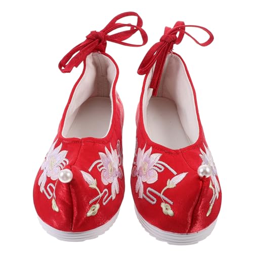 Gatuida Chinesische Bestickte Stoffschuhe Damen Frühling Sommer Wedges Versteckter Keilabsatz Retro Hanfu Schuhe Modisch Freizeittauglich von Gatuida
