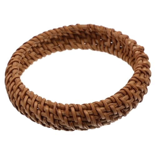 Gatuida Chunky Rattan Armreif Damen Ethno Stil Geflochtenes Armband Retro Boho Schmuck Handgefertigt Wrist Jewelry für Frauen und Teenager von Gatuida
