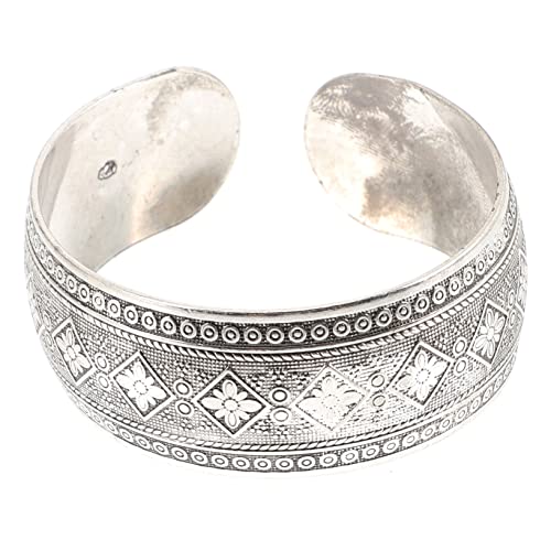 Gatuida Chunky Vintage Offener Armreif Damen Armband Verstellbar Breiter Cuff Schmuck Für Alltag Party Arbeit von Gatuida