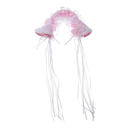 Gatuida Cosplay Katzenohren Haarreif mit Glocke Weiches Plüsch Haarband für Party Festival und Cosplay Bequemes Verstellbares Haarschmuck Accessoire für Damen und Mädchen von Gatuida