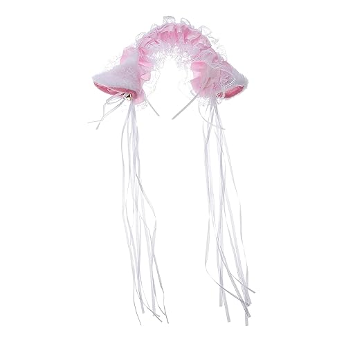 Gatuida Cosplay Katzenohren Haarreif mit Glocken Kuscheliges Masquerade Stirnband Kostümzubehör für Geburtstag Halloween Karneval und Fasching Bequem und Verstellbar von Gatuida