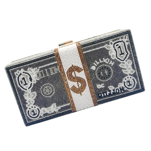 Gatuida Damen Abendtasche Clutch mit Funkelnden Strasssteinen Kleine Handtasche für Dinnerparty Bankett Geburtstag Stilvolle Umhängetasche für Frauen Sicherer Stauraum für Handy und von Gatuida