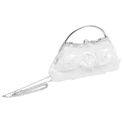 Gatuida Damen Abendtasche mit Handgefertigten Rosen Abnehmbarem Schulterriemen Kleine Clutch für Hochzeiten Dinnerpartys und Festliche Anlässe Handtasche für Besondere Events Gatuida Damen Abendtasche mit Handgefertigten Rosen Abnehmbarem Schulterriemen Kleine Clutch für Hochzeiten Dinnerpartys und Festliche Anlässe Handtasche für Besondere Events von Gatuida