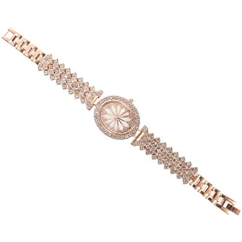 Gatuida Damen Armbanduhr Elegant Leicht Analog Casual Uhr Hautfreundlich Roségold Business Uhr für Alltag und Party von Gatuida