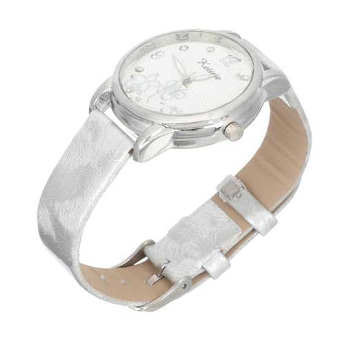 Gatuida Damen Armbanduhr mit Dekorativem Ziffernblatt Quarzuhr für Schule Freizeit und Besondere Anlässe Leicht Verstellbares Lederarmband für Optimalen von Gatuida