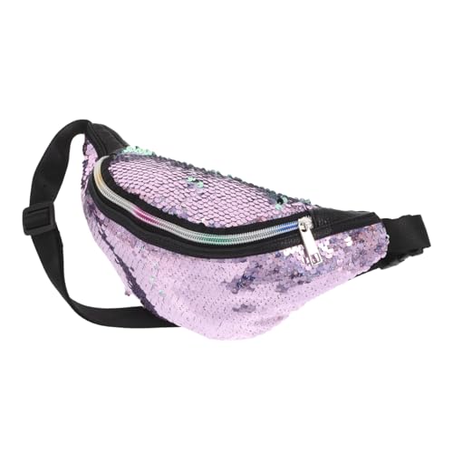 Gatuida Damen Bauchtasche mit Verstellbarem Gurt Schimmernde Mermaid Pailletten Umhängetasche Modische Schultertasche Leicht und Vielseitig für Party Festival Alltag Geeignet von Gatuida