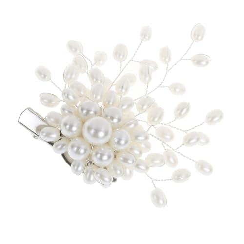 Gatuida Damen Brosche mit Künstlichen Perlen Silberfarben Modische Anstecknadel für Kleider Cardigans Schals für Hochzeiten Bälle Partys und Festliche Anlässe von Gatuida
