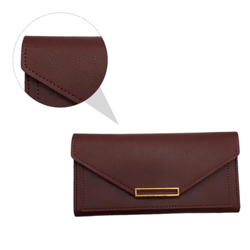 Gatuida Geldbörse Damenhandtasche Vintage Stil Brieftasche Pu Lagerung Tasche Mehrere Fächer Bequem Tragen Retro Look Accessoire von Gatuida