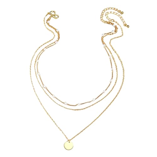 Gatuida Damen Halskette aus Legierung Verstellbar Leichte Clavicle Kette Modisches Schmuckstück für Mädchen und Frauen Gatuida Damen Halskette aus Legierung Verstellbar Leichte Clavicle Kette Modisches Schmuckstück für Mädchen und Frauen von Gatuida