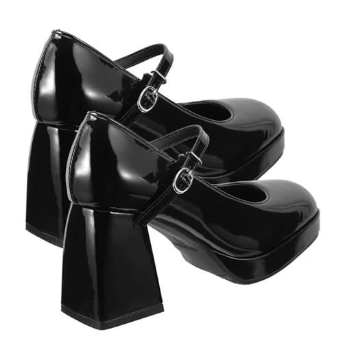 Gatuida Damen Hochwertige High Heels Schwarz Bequeme Pumps mit Absatz Leicht und Elegant für Arbeit Party Formal Strapazierfähige Plattform Damenschuhe von Gatuida