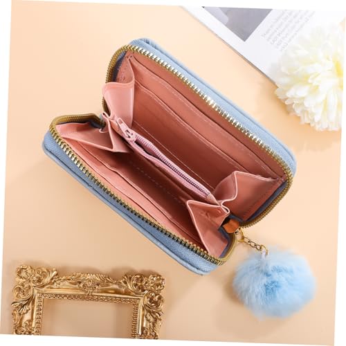 Gatuida Kleines Damen-portemonnaie Mit Reißverschluss Schmales Kartenetui Mit Münzfach Kompakte Wechselgeldbörse Für Frauen Mini-geldbörse Zum Ordnen Von Karten Und Kleingeld von Gatuida