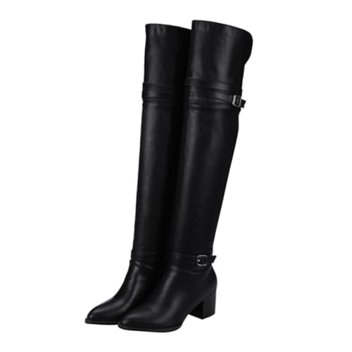 Gatuida Stiefel Für Damen Herbst Winter Mit Dicker Gummisohle Rutschfeste Pu-oberfläche Hoher Stiefel Für Kaltes Wetter Langlebig Und Bequem Gatuida Stiefel Für Damen Herbst Winter Mit Dicker Gummisohle Rutschfeste Pu-oberfläche Hoher Stiefel Für Kaltes Wetter Langlebig Und Bequem von Gatuida