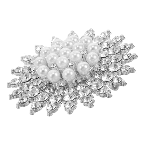 Gatuida Perlenbrosche Für Damen Schalschnalle Schalring Langlebig Brustnadel Vielseitig Schalclip Multifunktional Für Pullover Und Tücher von Gatuida