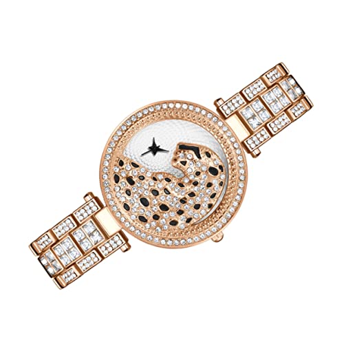 Gatuida Temperament Damen Quarz Uhr Mit Diamanten Edelstahlarmband Stilvolle Freizeit Uhr Für Frauen Mode Armbanduhr Bling Design von Gatuida