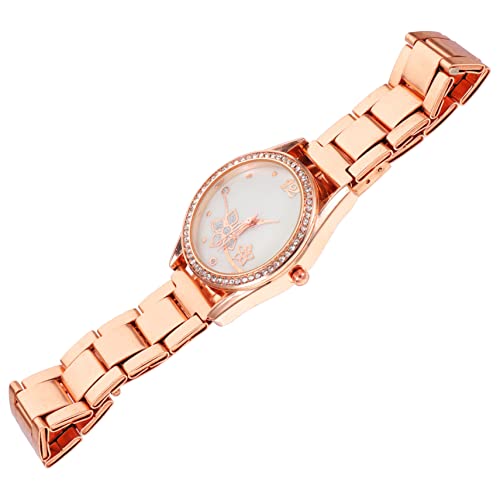 Gatuida Uhr Aus Legierung Mit Blumen-Design Armbanduhr Für Studenten Uhrengeschenk Stilvolle Freizeituhr von Gatuida