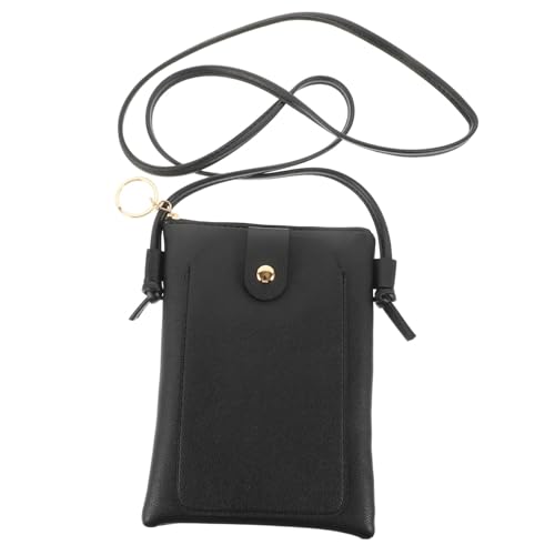Gatuida Damen Schultertasche Handytasche Kleine Umhängetasche Crossbody Bag Leicht Kompakt Einfaches Design Modisch Praktisch Geschenkidee Für Frauen Alltag Schwarz von Gatuida
