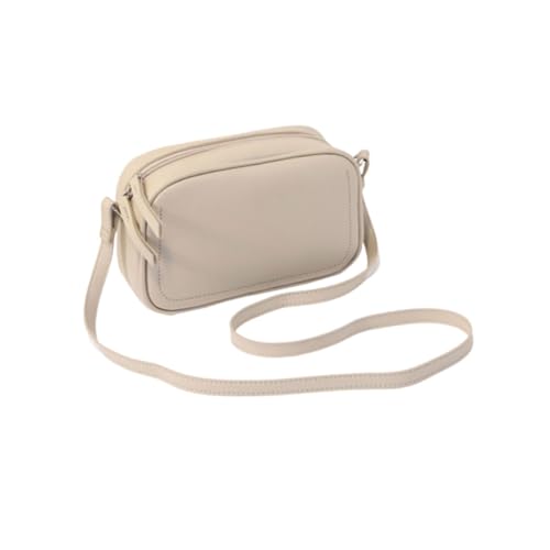 Gatuida Damen Umhängetasche Kleine Handtasche mit Modischem Vielseitig Einsetzbar Abnehmbare Kette Leichte Schultertasche für Alltag Party und Shopping in Beige von Gatuida