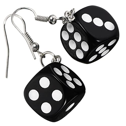 Gatuida Damen Würfel Ohrringe Lustige Dangle Ohrringe für Partys Alltag und Besondere Anlässe Leichte und Bequeme Pendelohrringe für Frauen und Teenager mit Einzigartigem Design von Gatuida