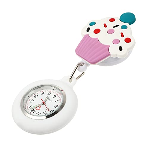 Gatuida Dehnbare Krankenschwesteruhr Krankenschwester-taschenuhr Hängende Krankenschwesteruhr Taschenuhr Für Krankenschwestern Flexible Uhr Mit Cartoon-Design von Gatuida