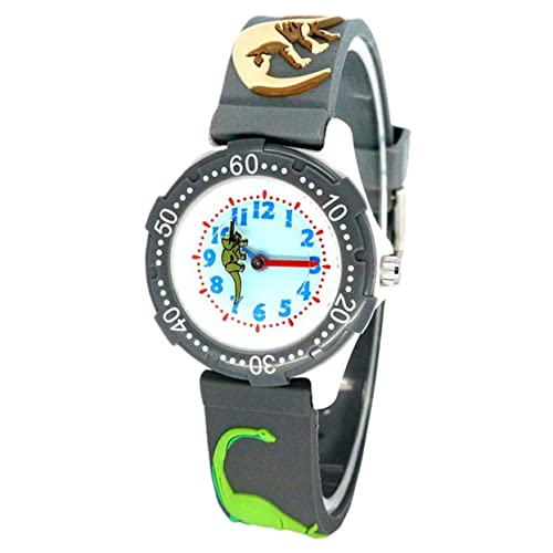 Gatuida Dinosaurier Cartoon Armbanduhr Für Junge Mädchen wasserdichte Quarzuhr Design Und Verstellbarem Armband Für Jungen Und Mädchen von Gatuida