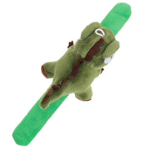 Gatuida Dinosaurier Plüsch Schnapparmband für Niedliches Grünes Kuschelarmband Sicheres Tier Vielseitig als für Geburtstage Partys und Stocking Stuffers Geeignet von Gatuida