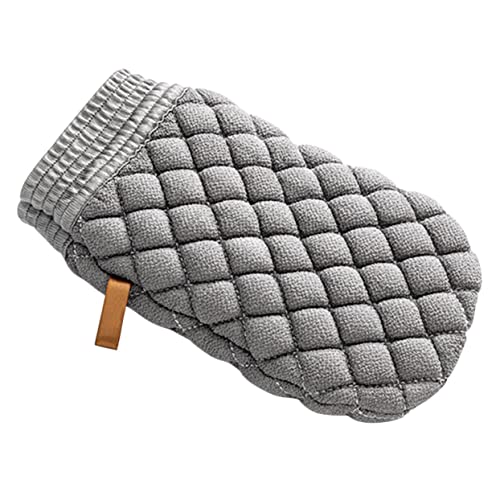 Gatuida Doppelseitiger Rückenpeeling Waschlappen aus Premium Faser Leichtes Faltbares Körperpeeling Handtuch für Dusche und Bad Reich Schäumend Effektive Reinigung für Männer von Gatuida