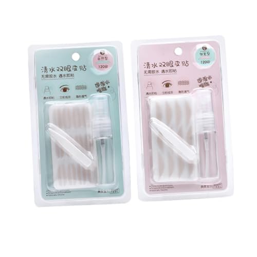 Gatuida Doppelte Augenlidpflaster Spitze Unsichtbare Leichte Dünne Lidaufkleber für Frauen Natürliche Schönheitspflege Geeignet für Dünne Augenlider Einfach zu Entfernen von Gatuida