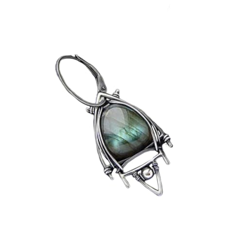 Gatuida Dreieckige Labrador Ohrringe Damen Retro Eardrop Ohrschmuck Kreativ Beschichtet Modisch Leicht Tragbar Alltag Schmuck von Gatuida
