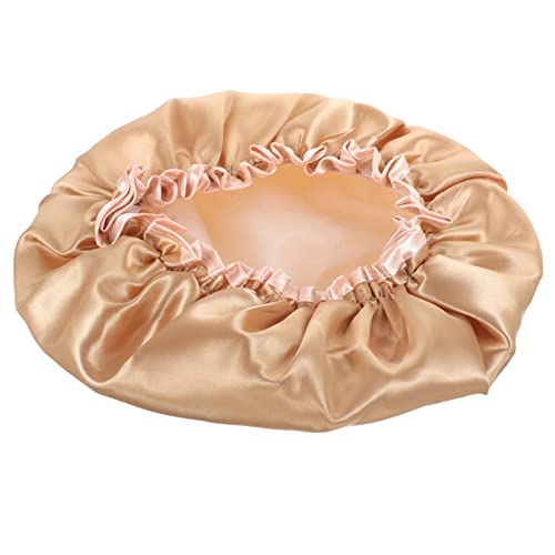 Gatuida Damen Duschhaube Wiederverwendbar Haarhaube Große Sauna Mütze Bademütze Für Dusche Kochen Wellnessbereich Mit Elastikdesign von Gatuida